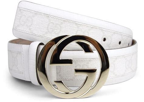 white gucci belt replica